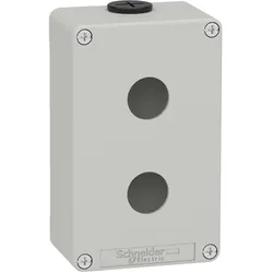 Schneider Electric Leergehäuse XAP, Metall grau, für 2x22mm XAPD2202