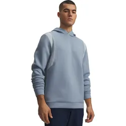 Under Armour Layer Drive Hood, blaugrau/weiss