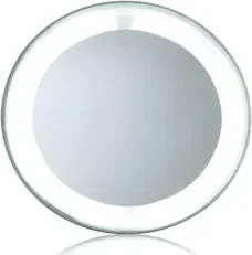 Tweezerman Lighted 15x Magnifying Mirror - Compact and Portable