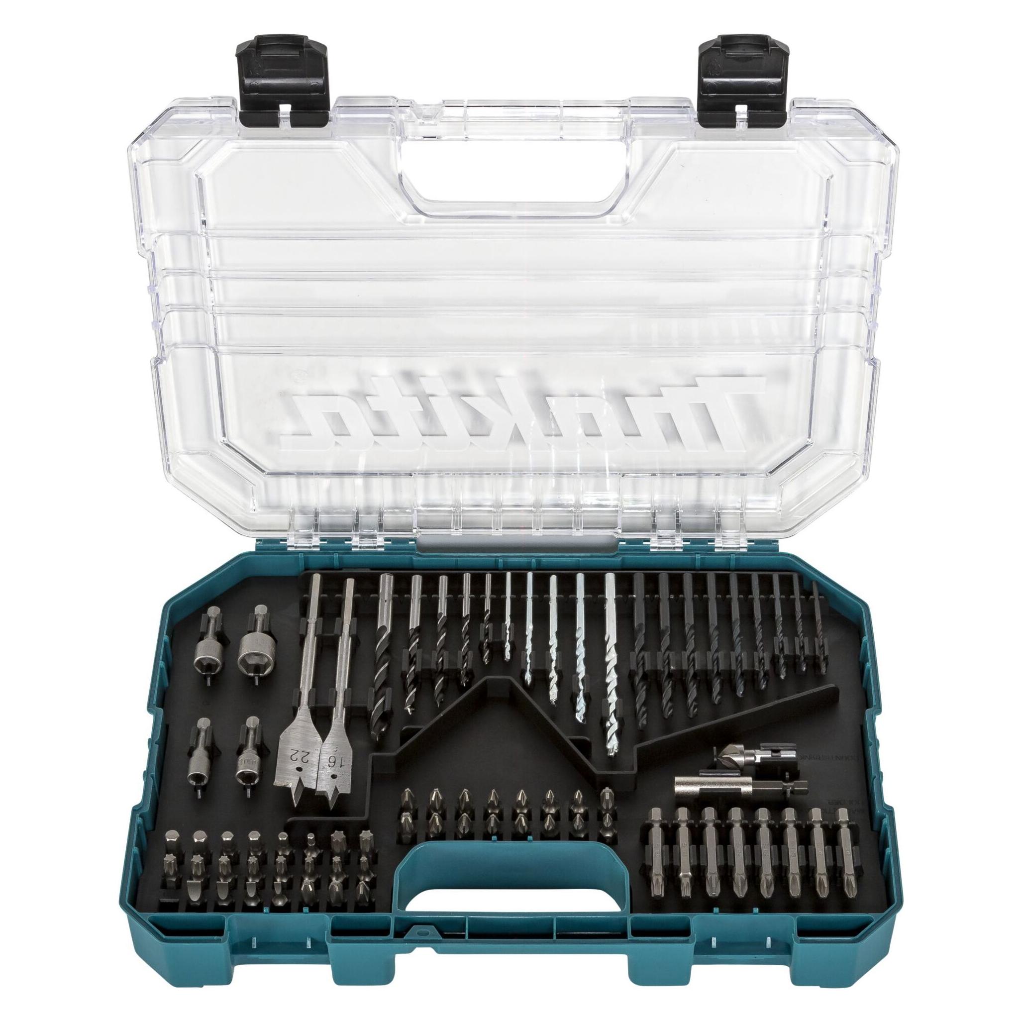 Makita Bohrer-Bit-Set (Innensechskant, Kreuz Phillips PH, Kreuz Pozidriv PZ, Schraubschlitz) (E-16988)