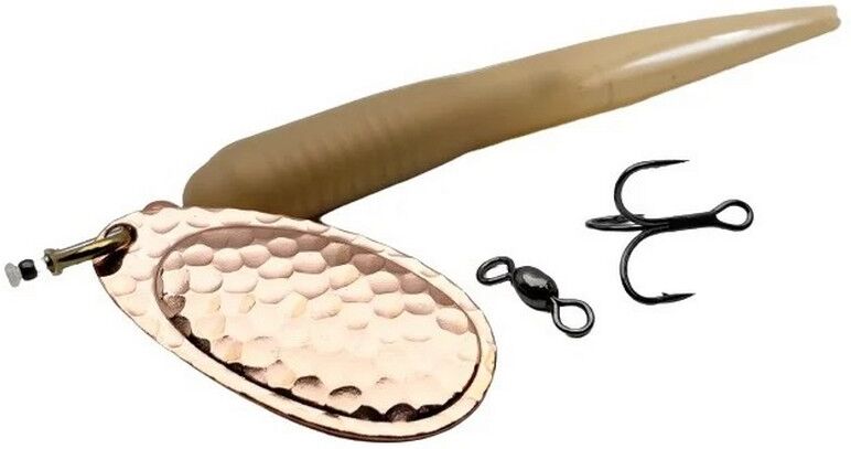 Karlk Flying C Gennemløbsspinner -Natur/kobber Blad-24 Gr.