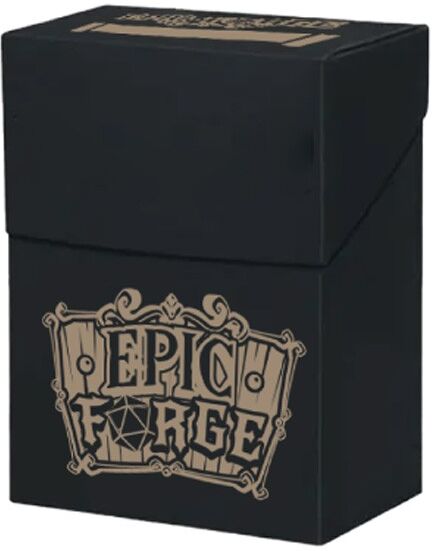 Rio Deck Box 80 cartes Noir/Doré - Epic Forge