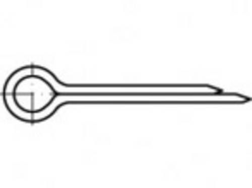 TOOLCRAFT ISO 1234 Stahl galvanisch verzinkt Splinte Abmessung: 1 x 16 16mm 1000St.