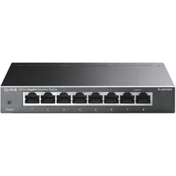 TP-Link Schalter TL-SG108S (8 Ports), Netzwerk Switch, Schwarz