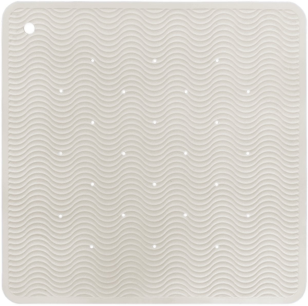 HEVEA Wave Badmat Square - Marble