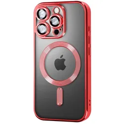 Mayaxess iPhone 16 Pro Max Set mit Hülle, 20W Ladegerät & Kopfhörer (Apple iPhone 16 Pro Max), Smartphone Hülle, Rot