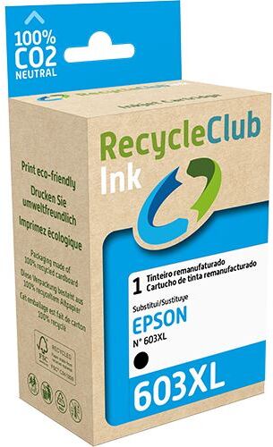 Recycleclub Tinteiro  Epson 603XL - Preto