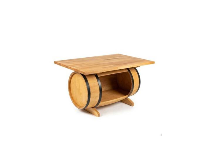 Table basse - CREATIVE COOPER - SK_PD_BUK - Bois massif - Rangement 120 L - Finition huilé