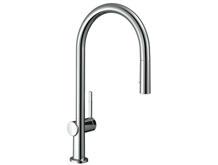 hansgrohe Talis M54 mitigeur monocommande de cuisine 210\, douche extractible\, 2 jets\, sBox\, 72801000