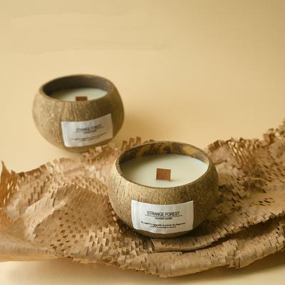 Quick Pick Pro Handmade Coconut Shell Candle, Natural Soy Wax Aromatherapy Candle, Festival Gifts, Home Decoration, Gift sunny Coconut