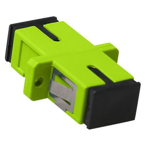 ACT Fiber optic SC-SC simplex adapter multimode OM5. Connectors: SC/SC Adapter sc simplex om5 fl lime (EA1026)