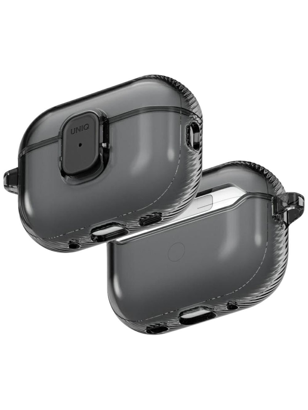 UNIQ Glase Pro Case for AirPods Pro 3 Lock Case - Clear Black