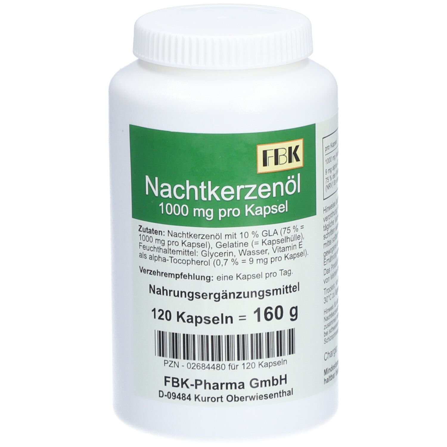 Nachtkerzenöl 1000 Kapseln 120 St