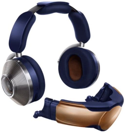 Dyson Zone Absolute+ Noise-Cancelling Headphones - Prussian Blue & Bright Copper, Used - Like New