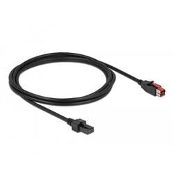 Delock USB-Stromkabel PoweredUSB 24V Stecker, Mini DIN 4-pin Stecker 4.00 m Schwarz 85953