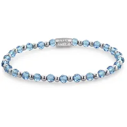 REBEL & ROSE - MORE BALLS THAN MOST - Mix Winter Blues Glam Rocks Silver / 4 MM