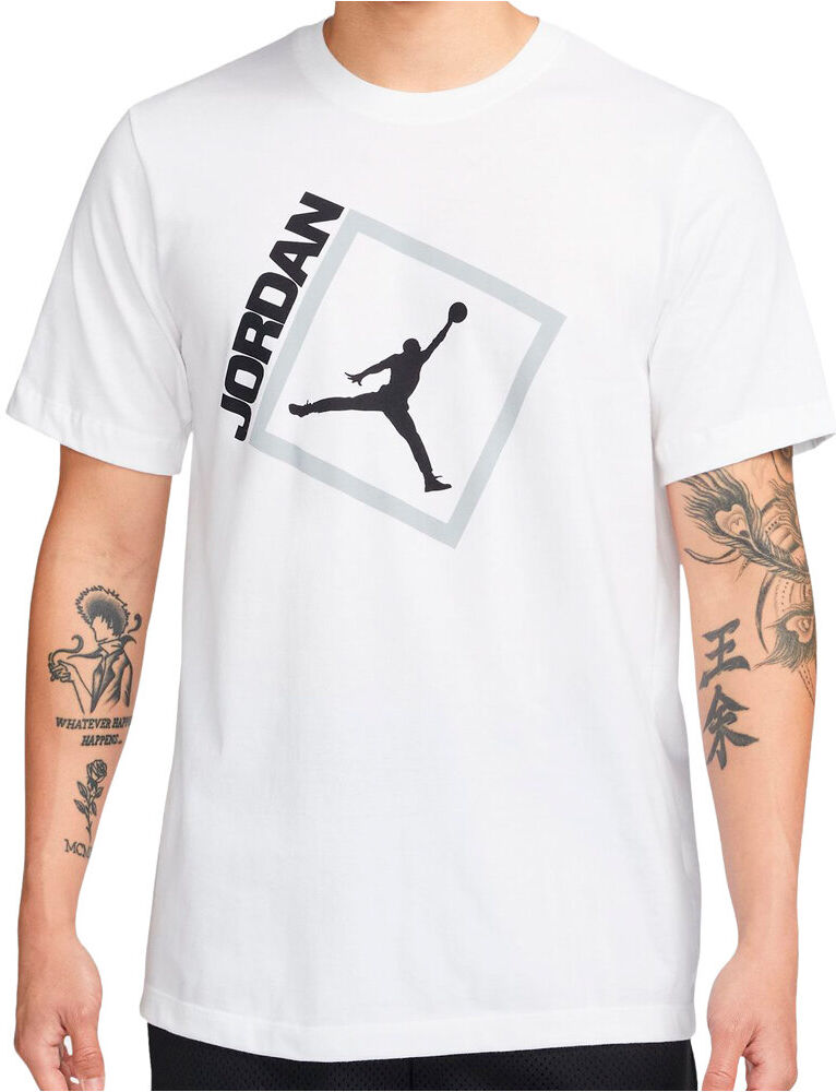 Nike jordan jumpman box camiseta manga corta hombre Blanco (L)