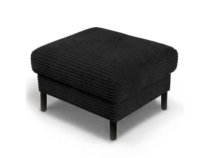 Livetastic Hocker, Schwarz, Metall, rechteckig, 70x48x60 cm, Stoff-/Lederauswahl, Wohnzimmer, Hocker, Sitzhocker