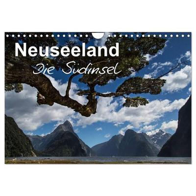 Neuseeland - Die Südinsel (Wandkalender 2027 DIN A4 quer), CALVENDO Monatskalender