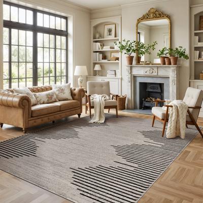 World Rug Gallery Bohemian Stripe Area Rug