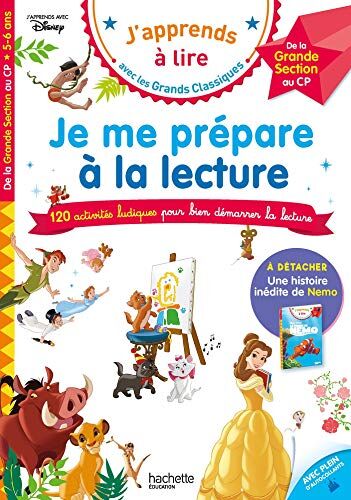 Je me prépare à la lecture : 120 activités ludiques pour bien démarrer la lecture : de la grande section au CP, 5-6 ans - Preis vom 18.10.2026 19:22:15 h