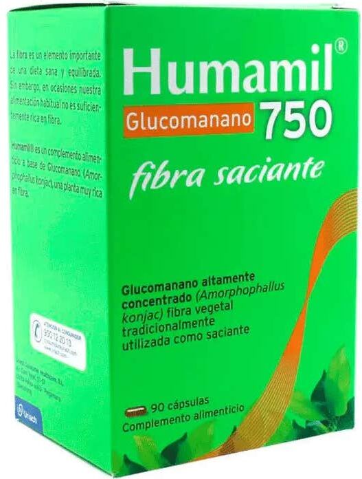 HUMAMIL Glucomanano 750mg 90caps