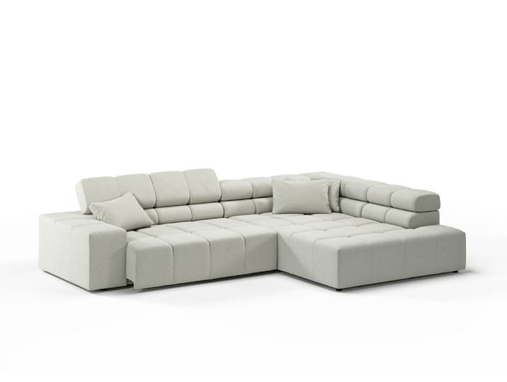 Candy Oregon Matrix Ecksofa motorische Sitztiefenverstellung