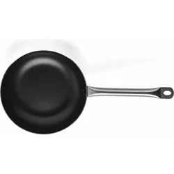 Comas Tief Vulcano, 36 cm, Pfanne + Kochtopf, Silber, Schwarz