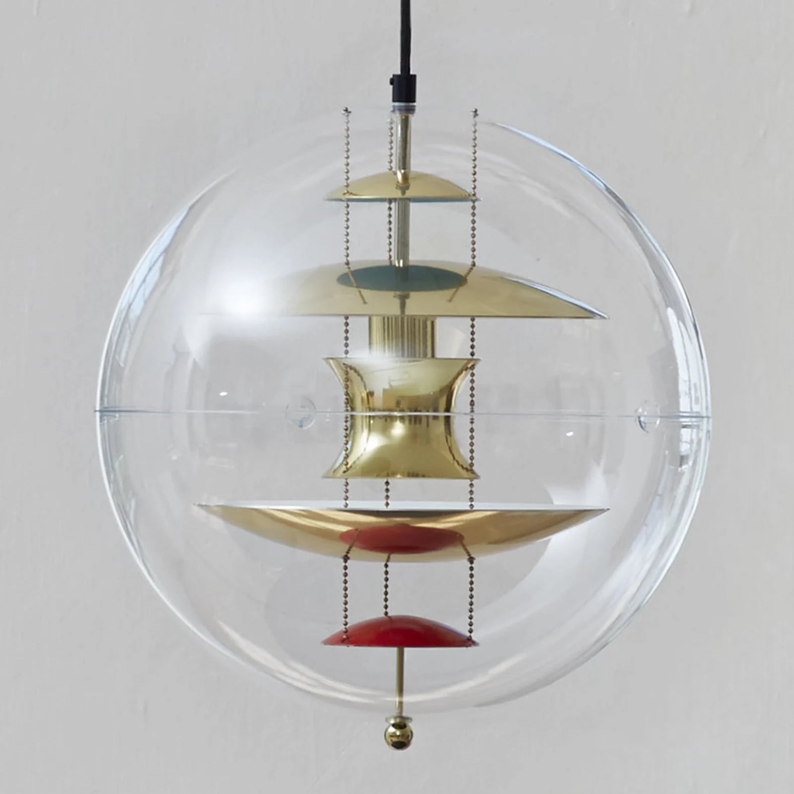 Verpan VP Globe 40 Hanglamp Brass - Kunststof Designlamp voor woonkamer, eetkamer of hal