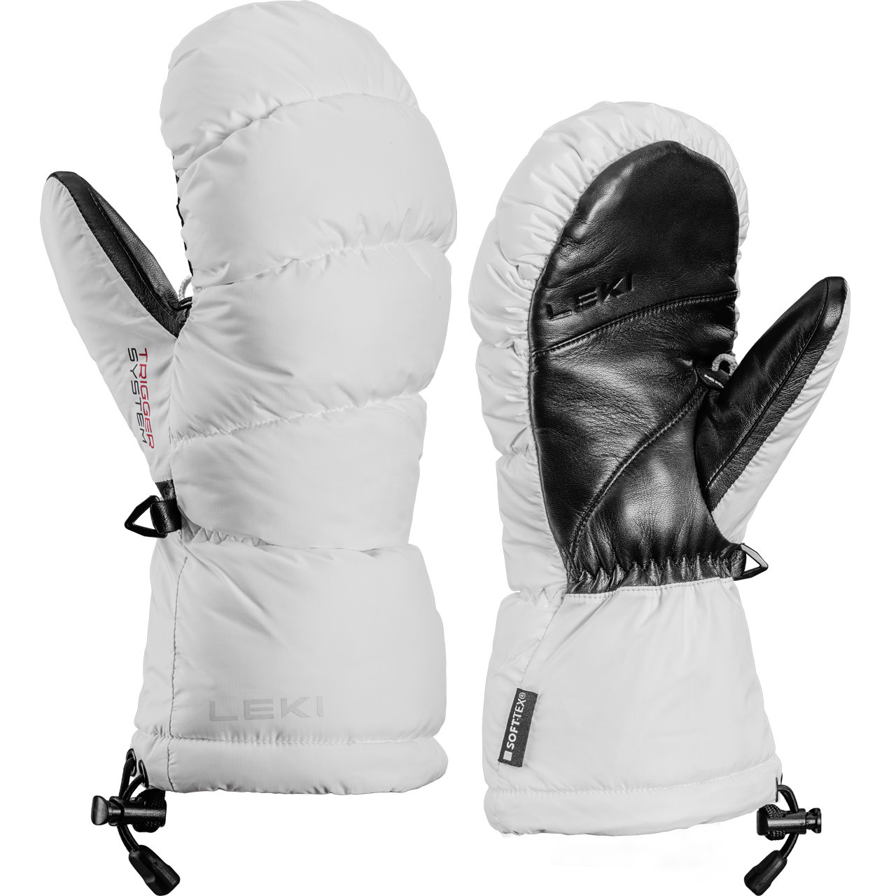 Leki Damen Fäustling GLACE 3D white - 7,0