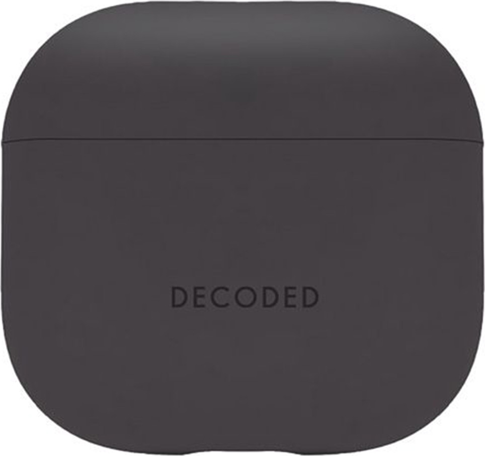 Decoded Silicone Aircase voor AirPods 4 - Grijs (anthraciet)