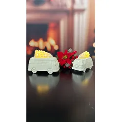 Deko Bus Parco 17cm cremeweiß