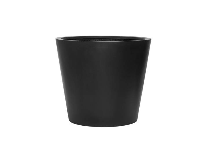 Hochwertiger In-/Outdoor Blumentopf „Natural Bucket“ Schwarz Ø 70 x 60 cm Pottery Pots