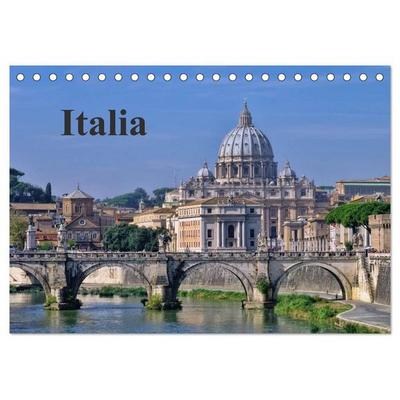 Italia (Tischkalender 2027 DIN A5 quer), CALVENDO Monatskalender