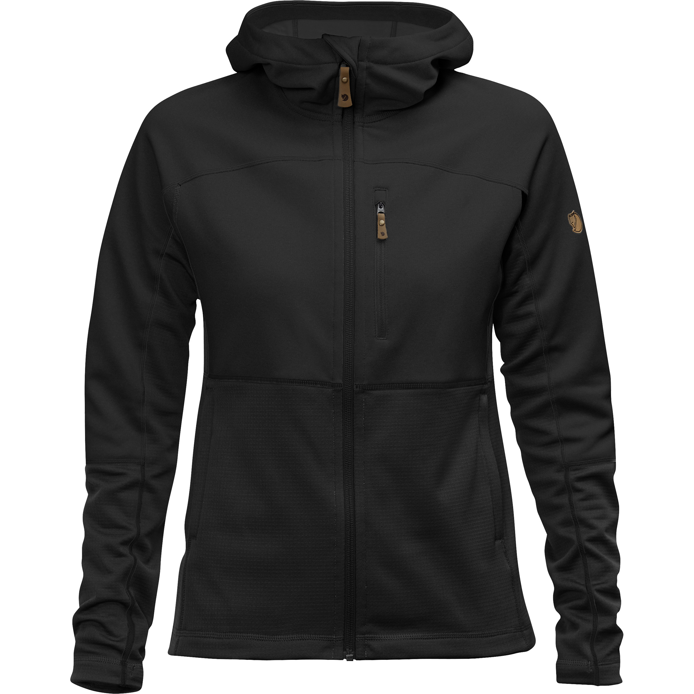 Fjällräven Abisko Trail Damen Fleecejacke schwarz Größe S Camping Atmungsaktiv