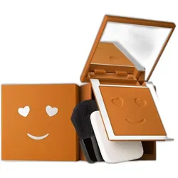 BeneFit Cosmetics, Foundation, Hello Happy Velvet Mattifying Compact Foundation 10 Dark 7 g (10 Dark)