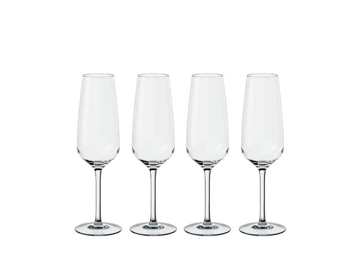 Gläser-Set Essential Sekt-/Champagnerglas , transparent (klar), H:23,1cm Ø:7cm, Kristallglas, LIKE. BY VILLEROY & BOCH, Trinkgefässe, Gläser-Set