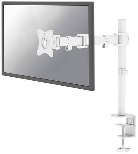 Neomounts NM-D135WHITE Monitor-Tischhalterung 1 Display(s) 25,4 cm (10") - 76,2 cm (30") Weiß Schwenkbar, Rotierbar, Neigbar, Höhenverstellbar