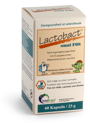 HLH BioPharma GmbH LACTOBACT omni FOS magensaftresistente Kapseln 23 g 09385102