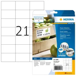 HERMA Etiketten A4 70x42,3 mm weiß extrem stark haftend Papier matt 525 St