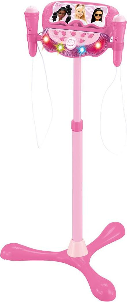 Lexibook Barbie Microfoon met Verstelbare Lichtstandaard, Speaker en 2 Microfoons met Vocale Effecten en Bluetooth