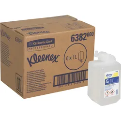 Kleenex Händedesinfektionsgel mit Alkohol, Transparent, 6 x 1 Liter