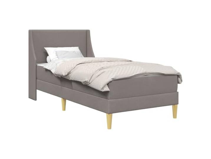 MNCVXAXG Bett mit Matratze, 2-teilig, Struktur aus Sperrholz Abdeckung mit Reißverschluss, Lattenrost aus Holz, Design mit Behälter, einfache Montage