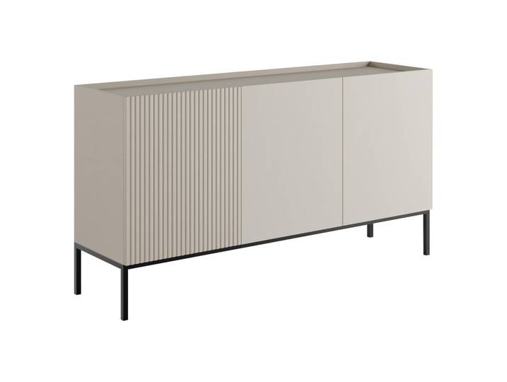 Mirjan24 Sideboard Como 150 2D, Kaschmir, Metall, Rechteckig, 150x80x42 cm, Kleinmöbel, Kommoden, Sideboards