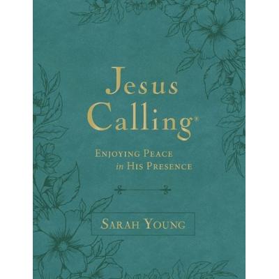 Jesus Calling, Large Text Teal Leathersoft, with Full Scriptures, Gebundene Ausgabe von Sarah Young, Harper Collins (US), 978-1-4002-4790-5