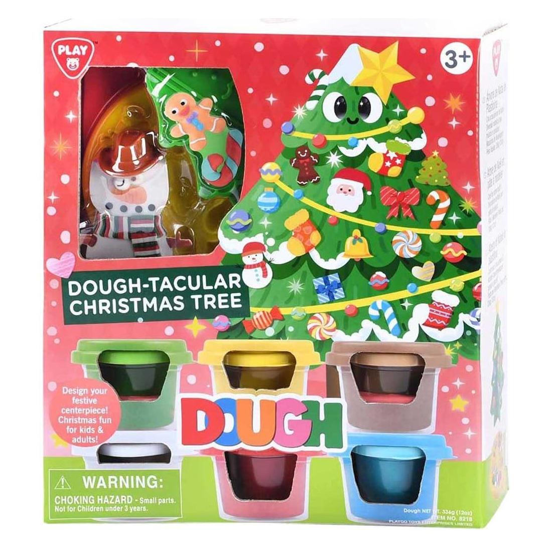 PlayGo Weihnachtsbaum-Ton-Set - 6 Tontöpfe (65836847)