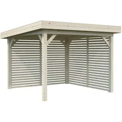 Palmako Carport/Pavillon Connect Lenna 8,3 m2 Set 302 naturbelassen