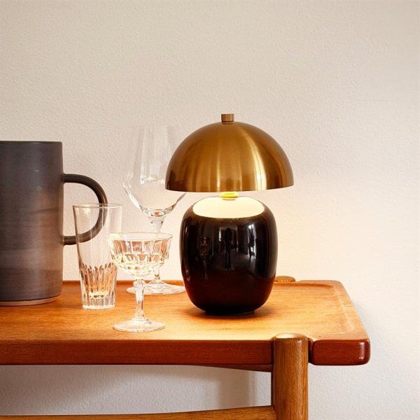 Dyberg Larsen Manhatten Bordlampe Led, Sort