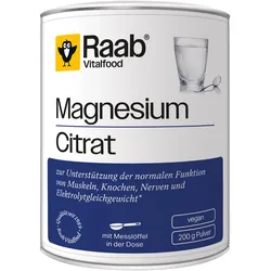 Raab Vitalfood® Magnesiumcitrat Pulver 200 g