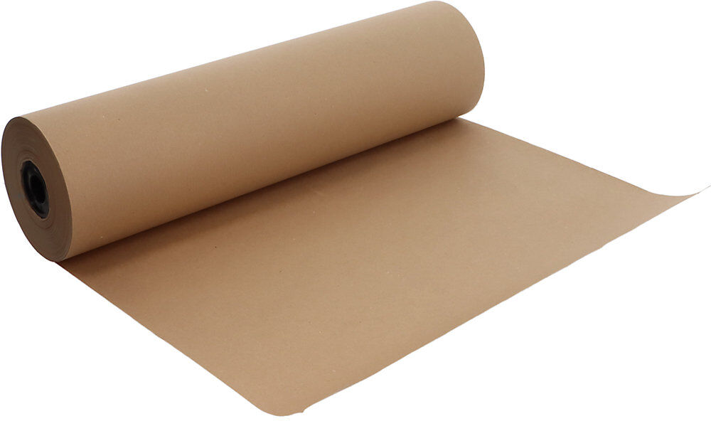 kaiserkraft Natronkraftpapier, Breite 1000 mm, braun, Länge 225 m, Palette mit VE 17 Stk